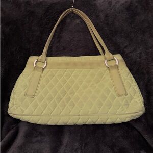 Vera Bradley Quilted Green Shoulder Bag